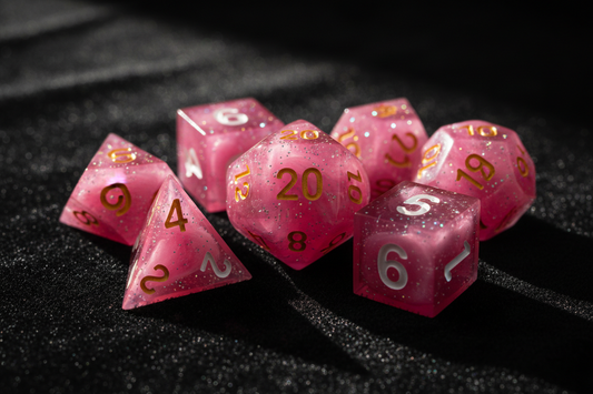 Resin Pink Dice