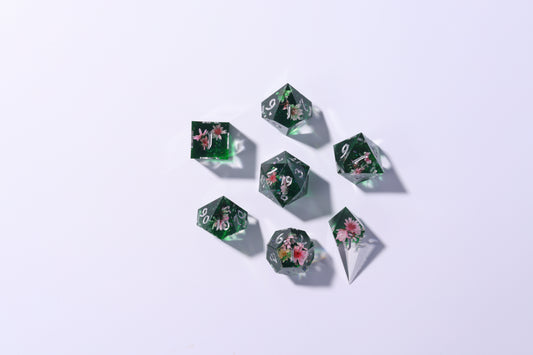Evoke Floral Dice Set — Wildwood