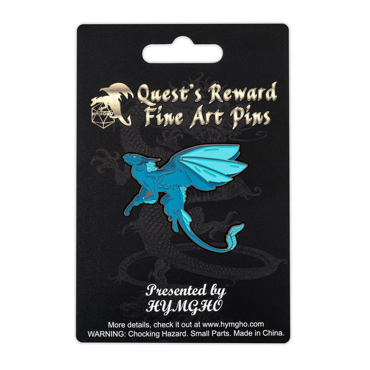 Evoke Dragon Pin — Azure Sprite