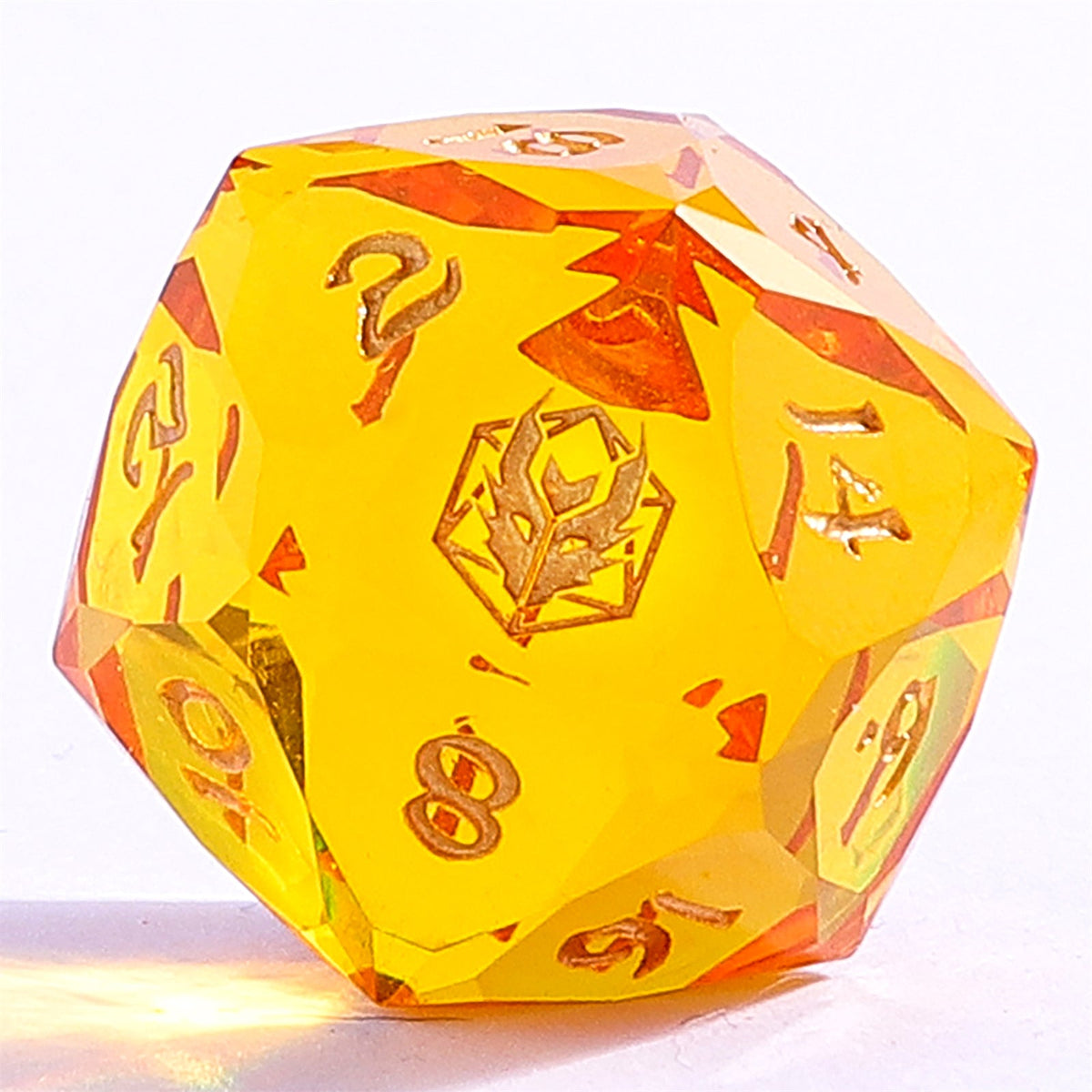 Evoke Jelly Dice — Sunlit Amber