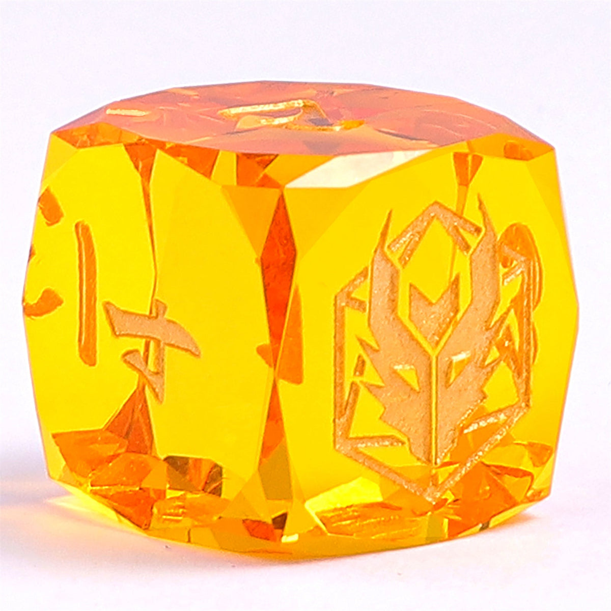 Evoke Jelly Dice — Sunlit Amber