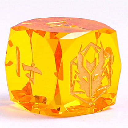 Evoke Jelly Dice — Sunlit Amber